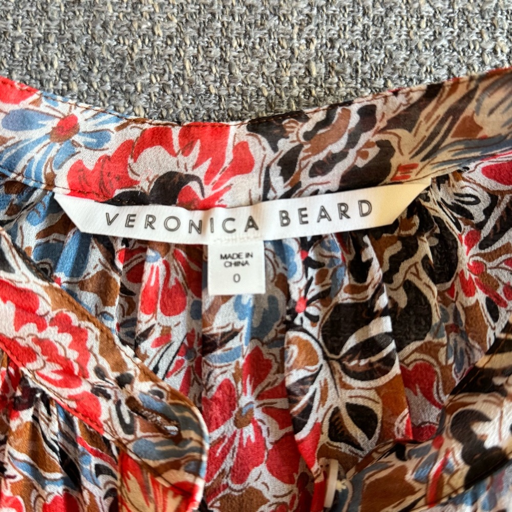 Veronica Beard Ashlynn  Top Multi Color 0 - Picture 8 of 10